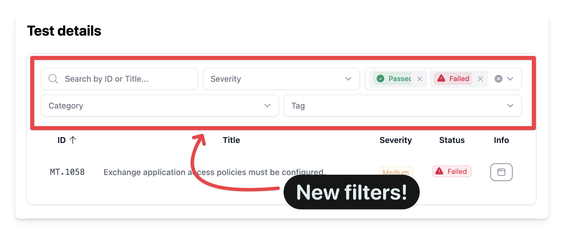 Search filter